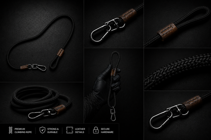 The Sentinel Leash - Black