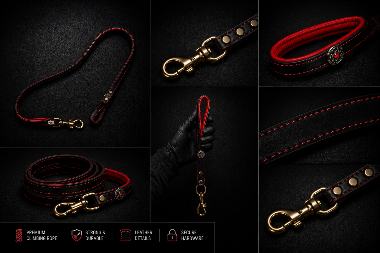 The “Inferno” Leather Leash